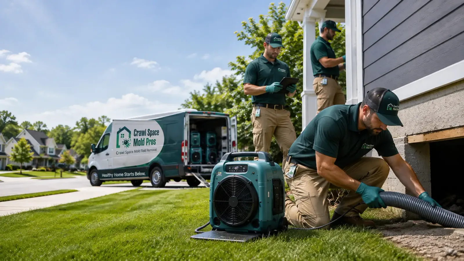 Crawl Space Mold Removal in Prairie Du Chien, WI